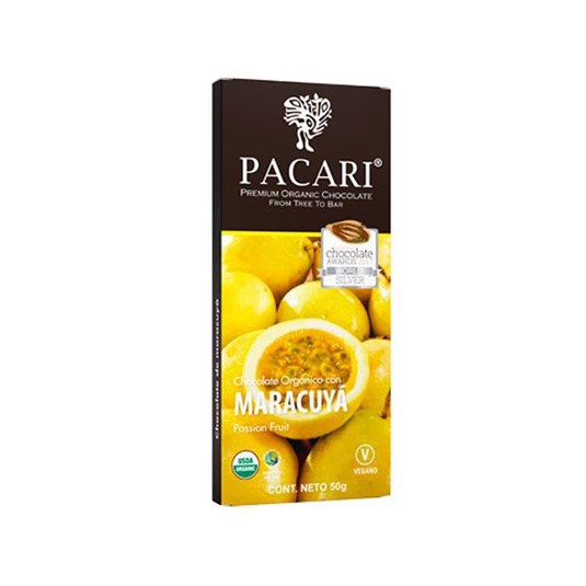 Chocolate Con Maracuyá Pacari 50 Gr.