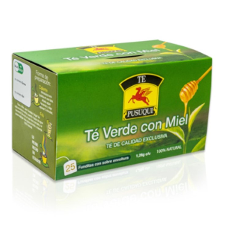 Te Verde Con Miel Pusuqui X 25 Un.