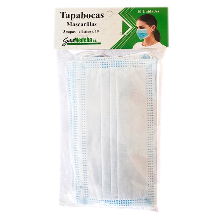 Mascarilla Deshechables Surgical X 10 Uni