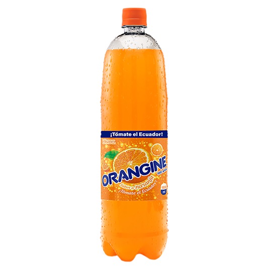 Orangine bebida gaseosa sabor a naranja 1.5 lt.