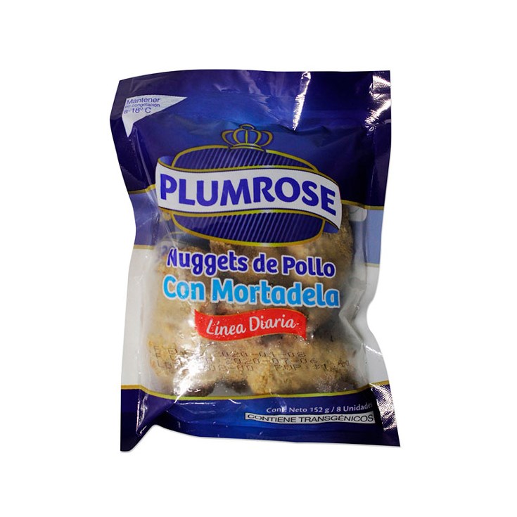 Nuggets De Pollo y Mortadela Plumrose 152 Gr