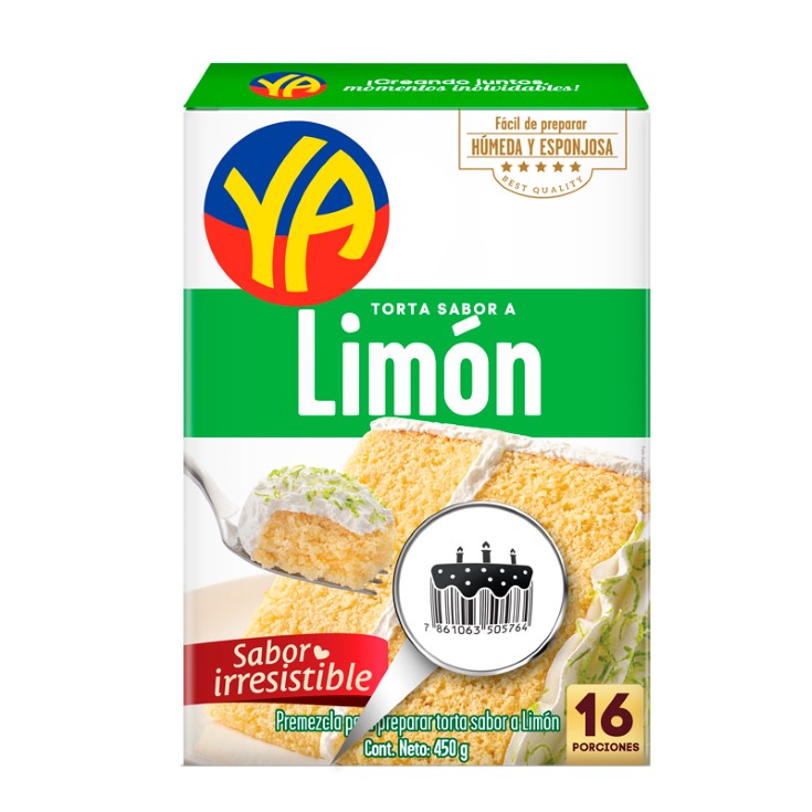 Premezcla Ya Sabor a Limón 500 Gr.