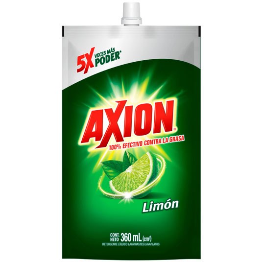 Lavavajilla Liquido Doy Pack Limon Axión 360