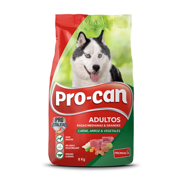 Comida Para Perro Pro-Can Adulto Raza Mediana Y Grande Sabor