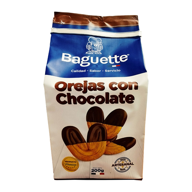 Labaguetteria orejas con chocolate 200 gr. Labaguetteria orejas con chocolate 200 gr.
