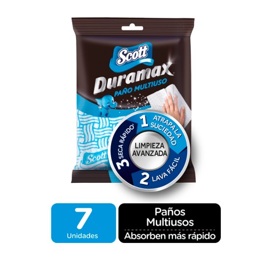 Toalla De Cocina Duramax 3d Scott X 7 Un