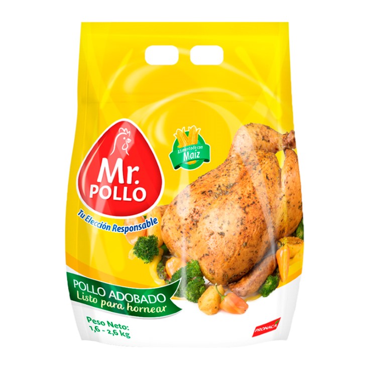 Mr. Pollo Pollo Adobado Listo Para Hornear Kg