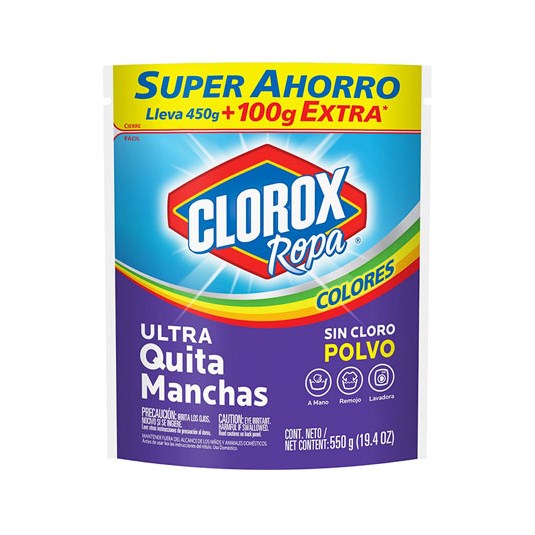 Quita Manchas Sin Cloro Ropa Colores Clorox