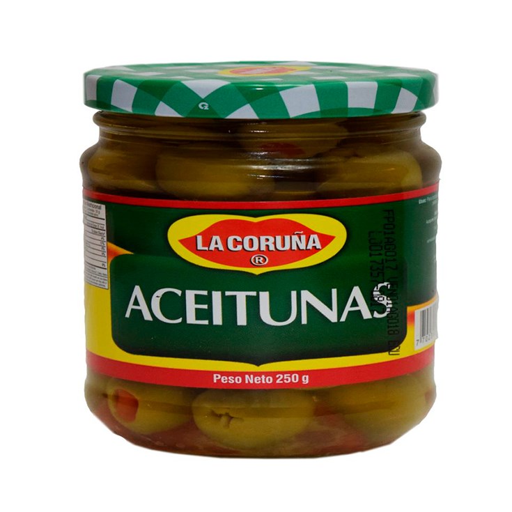 Aceituna Rellena La Coruña 250 Gr