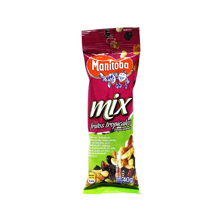 Mix Frutos Tropicales Manitoba 40 Gr