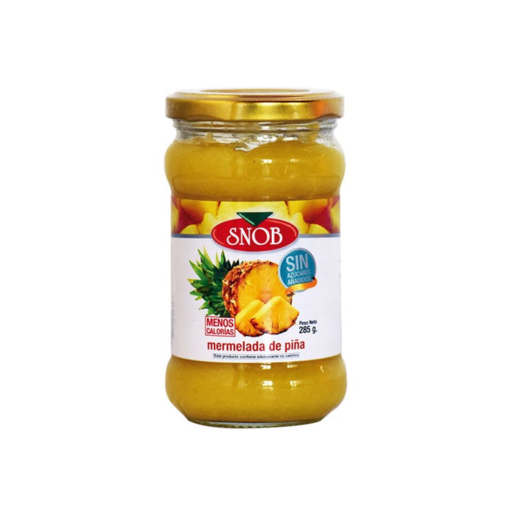 Mermelada Piña Sin Azúcar Snob 285 Gr