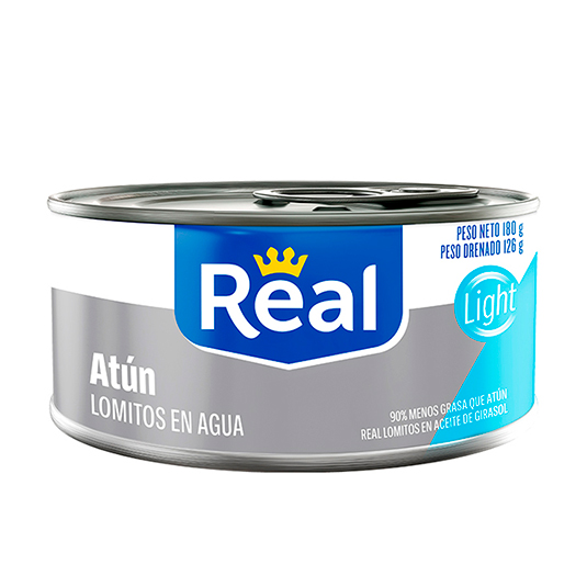 Real Atun En Agua Light 180 Gr.