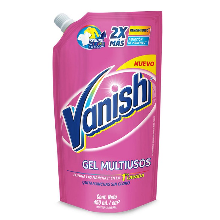 Quita Manchas Doypack Sin Cloro Vanish 450 Ml 