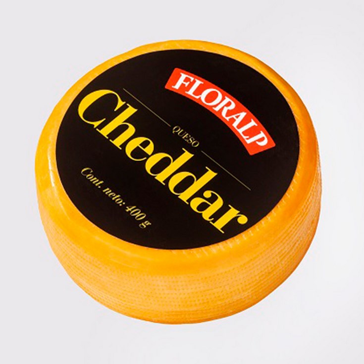 Queso Cheddar Floralp 400Gr 