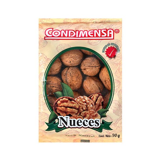 Nueces Con Cáscara Funda Condimensa 90 Gr