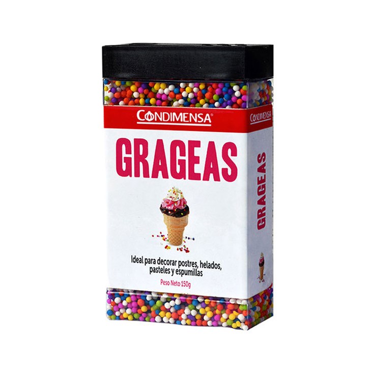 Grageas De Colores Condimensa 150 Gr.