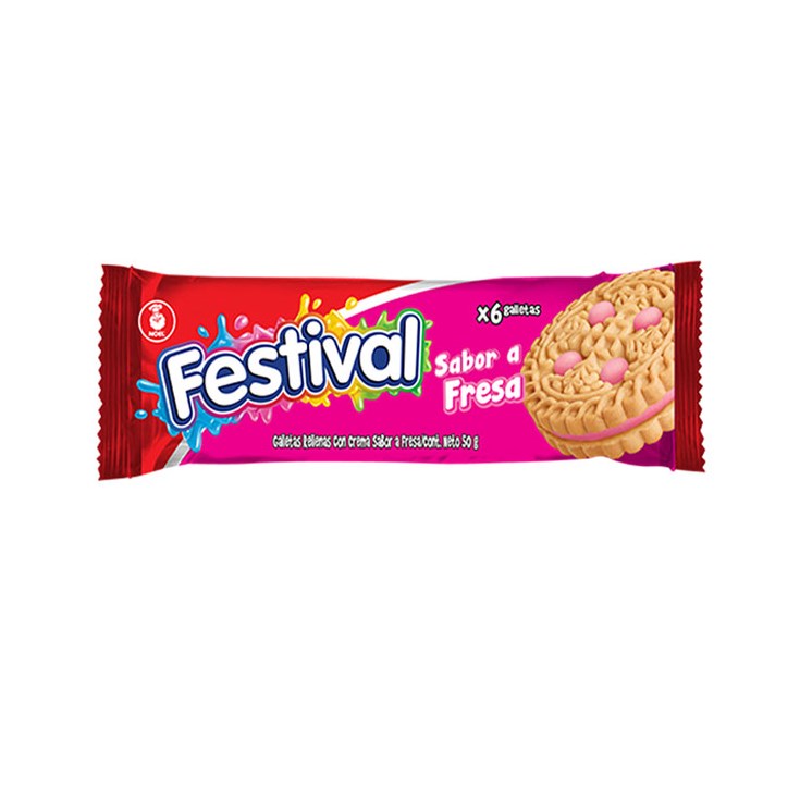 Galleta Fresa Festival 50 Gr