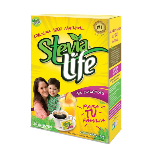 Endulzante Stevia Life Sobre 20 Gr