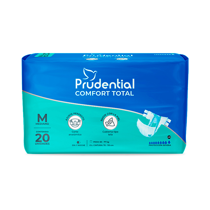 Confort Pañal Mediano Prudential X 20 Uni