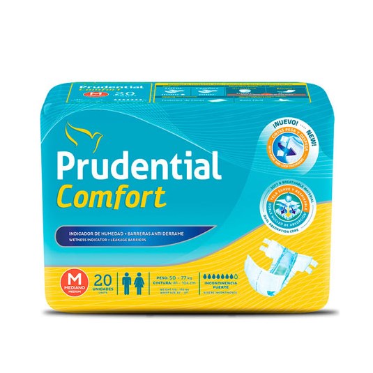 Confort Pañal Mediano Prudential X 20 Uni