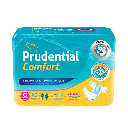 Confort Pañal Grande Prudential X 20 Uni