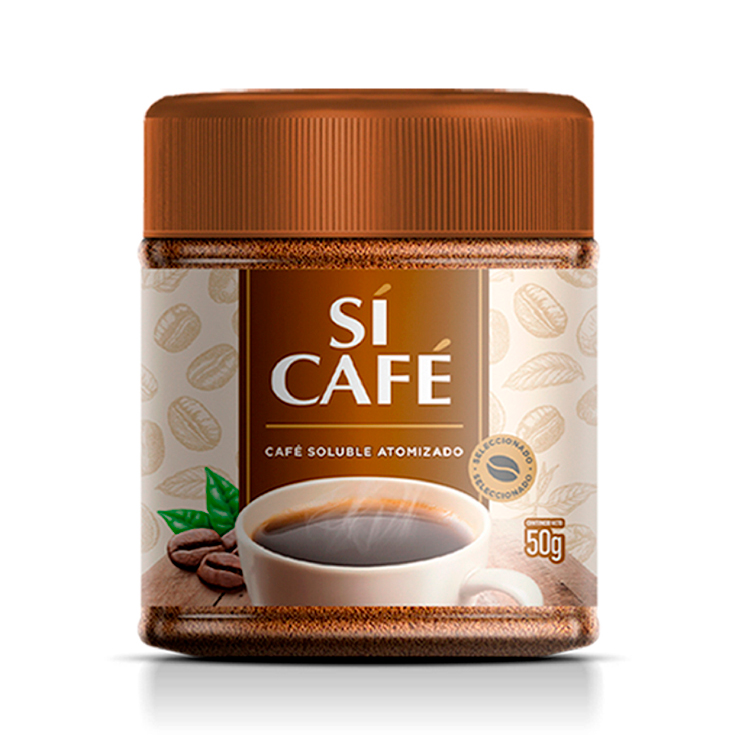 Si Café Soluble Atomizado Frasco 50 Gr.