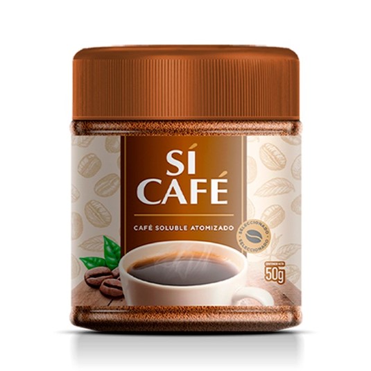 Si Café Soluble Atomizado Frasco 50 Gr.