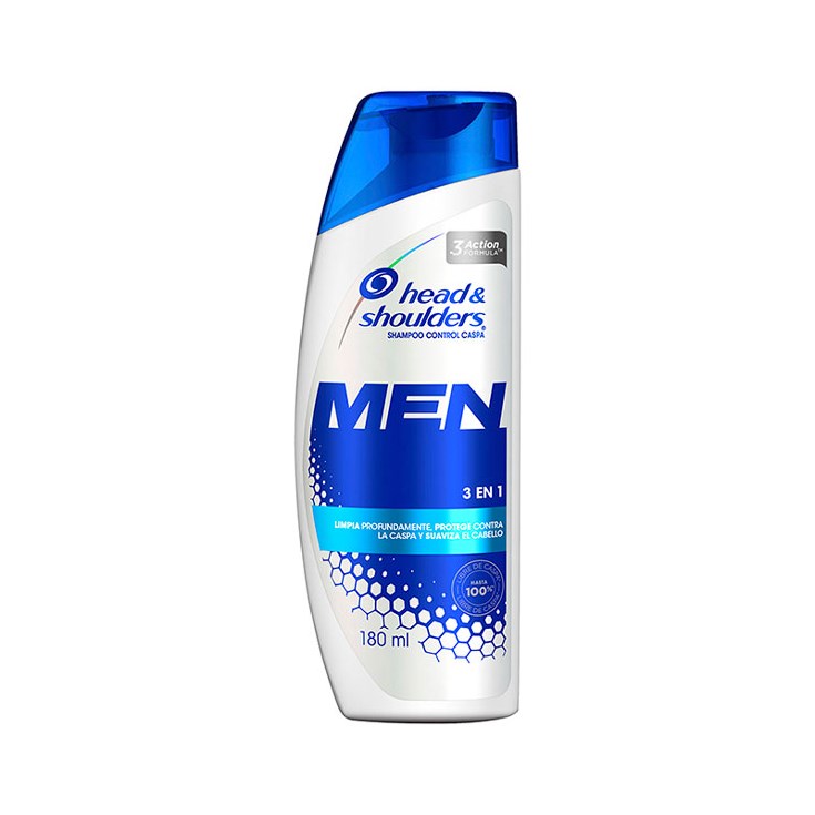 Shampoo Men 3 En 1 Head & Shoulders 180 Ml