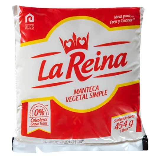 La Reina Manteca Vegetal 454 Gr