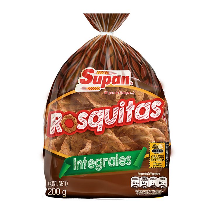 Rosquitas Integrales Supan 200 Gr