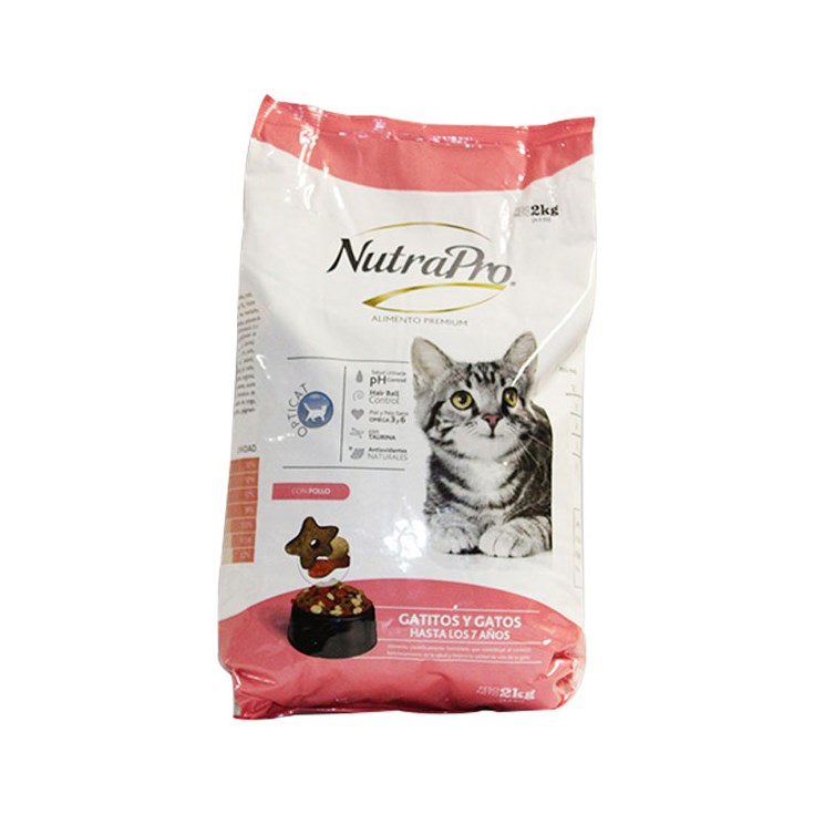 Comida Para Gato Nutrapro 2 Kg