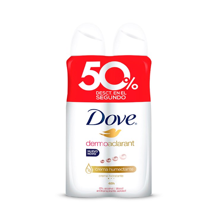 Aerosol dermo aclarante dupack Dove 100g