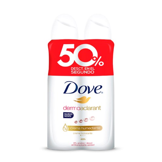 Aerosol dermo aclarante dupack Dove 100g