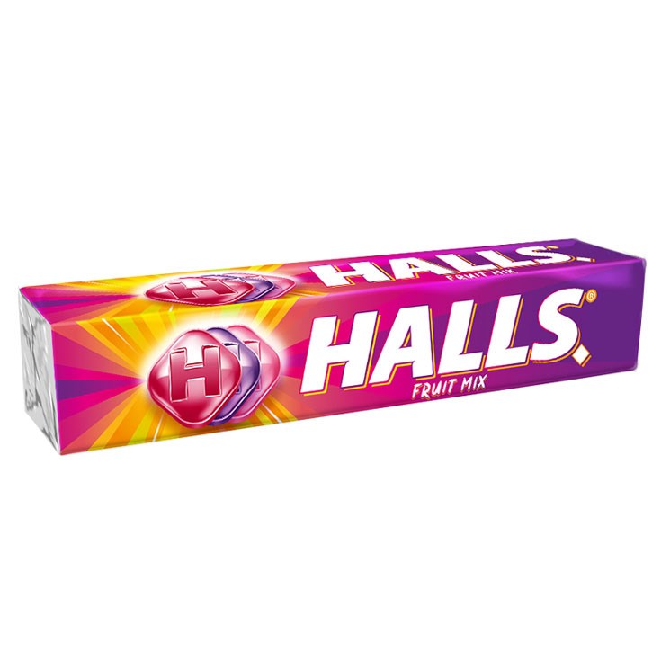 Caramelo Fruit Mix Lypt Halls 25.2 Gr