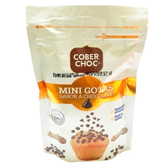 Coberchoc mini gotas sabor a chocolate 200 gr 