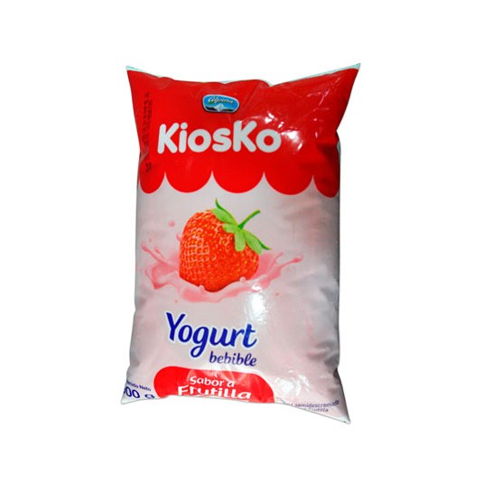 Yogurt Bebible Sabor Frutilla Kiosko Funda 90