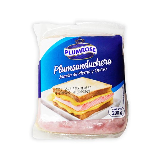 Jamón De Pierna Y Queso Plumrose 290 Gr