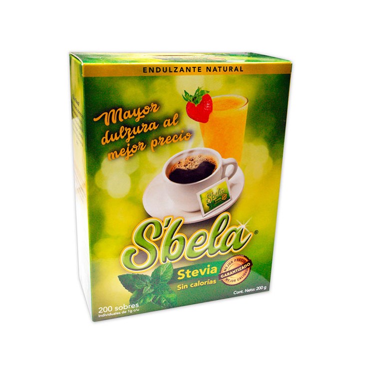 Endulzante Natural Stevia Sbela X 200 Uni