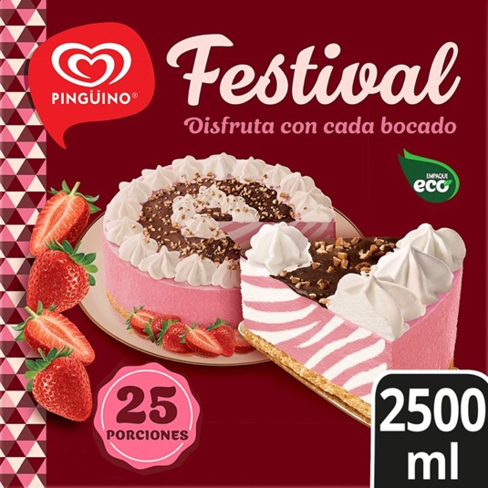 Torta Helada Festival Pingüino 1.5 Lt