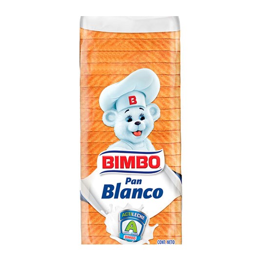 Pan Blanco Molde Actileche Bimbo 580 Gr.