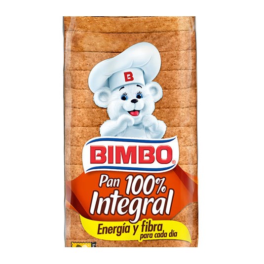 Pan Molde Integral Bimbo 600 Gr