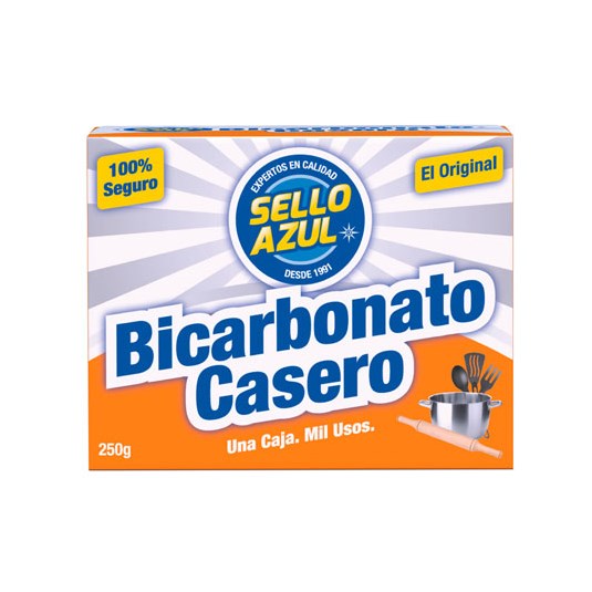 Bicarbonato Casero Sello Azul 250 Gr