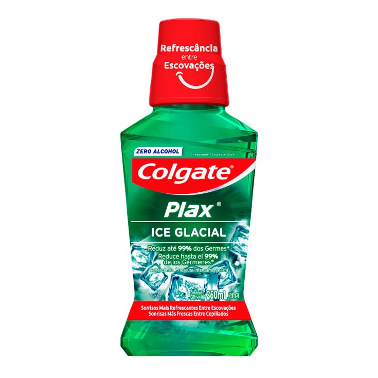 Enjuague Bucal Plax Ice Glacial Colgate 250 M