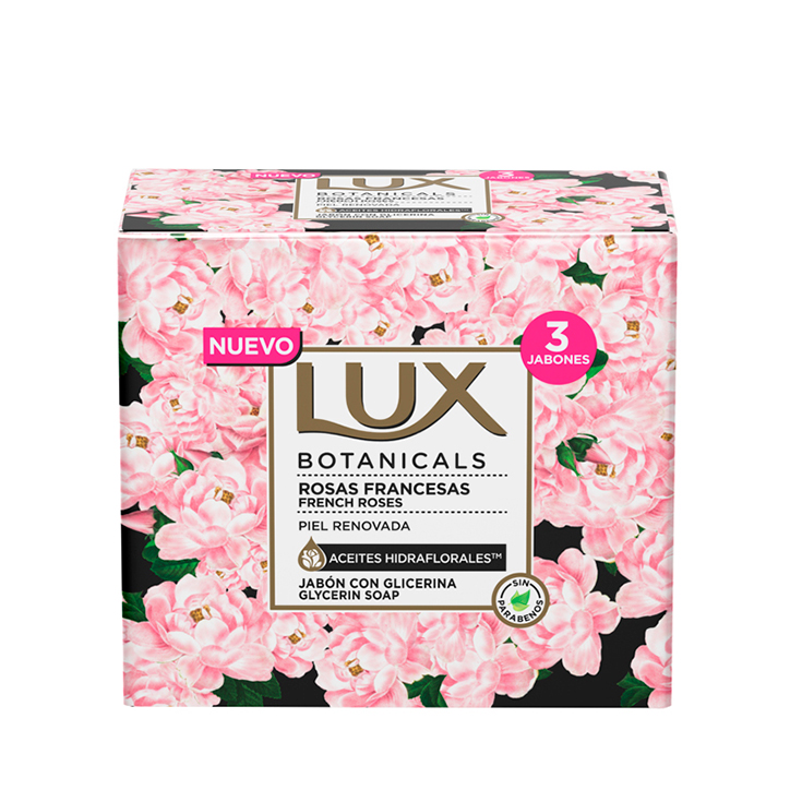 Tripack Jabon Rosas Francesas Lux 125 Gr C/U