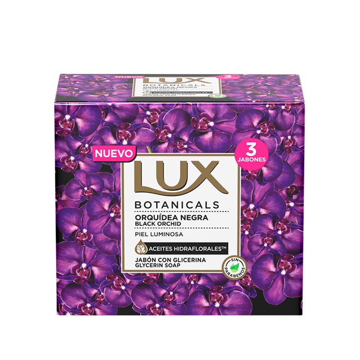 Tripack Jabon Orquidea Negra Lux 125 Gr C/U