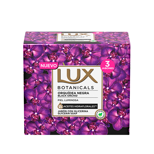 Tripack Jabon Orquidea Negra Lux 125 Gr C/U