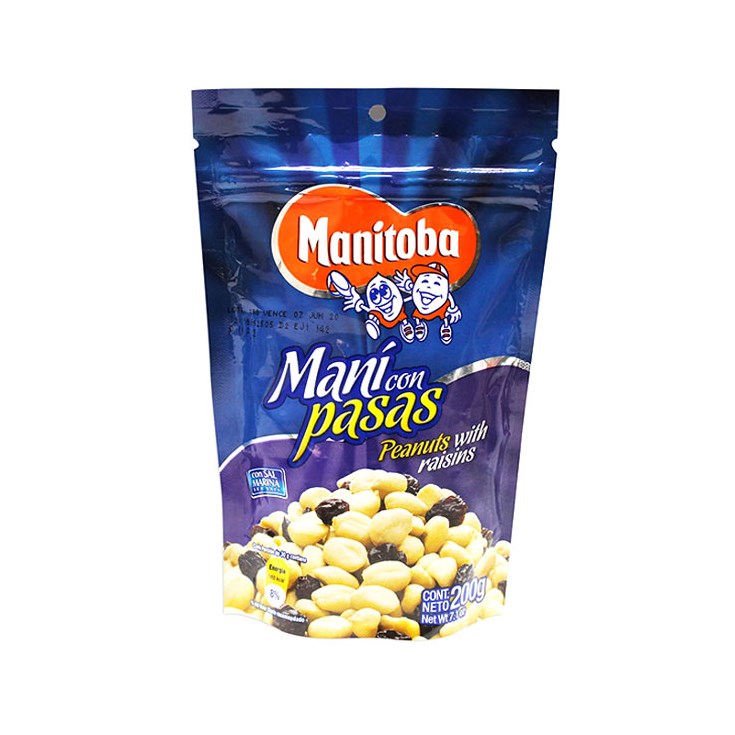 Maní Salado Pasas Manitoba 200 Gr