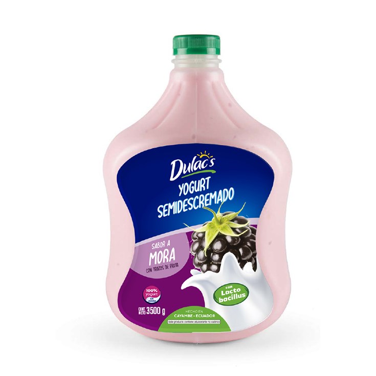 Yogurt Sabor Mora Dulac´s 3.5 Lt