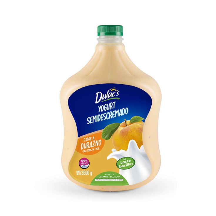 Yogurt Sabor Durazno Dulac´s 3.5 Lt