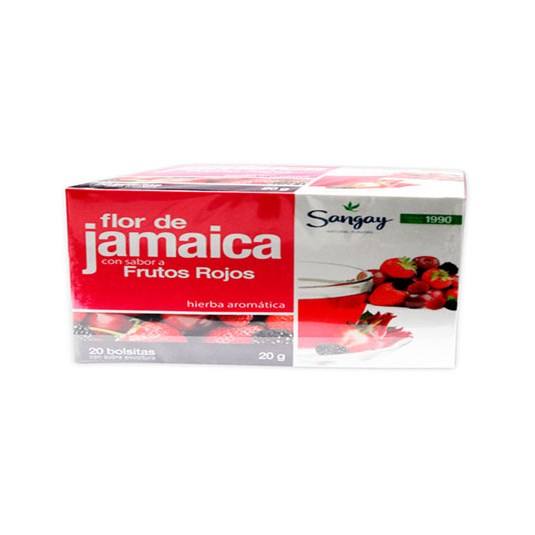 Té Flor De Jamaica Sabor Frutos Rojos Sangay
